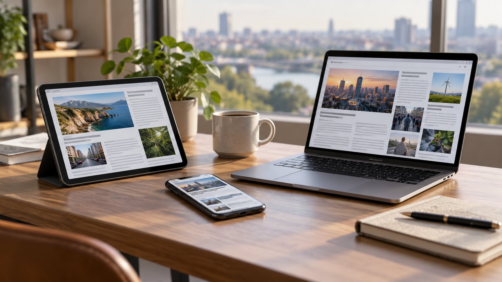 Technology reading workspace with mobile devices