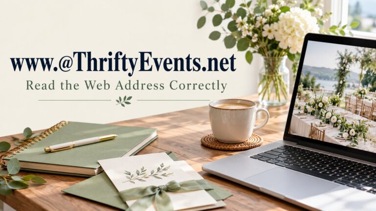 www.@ThriftyEvents.net: Read the Web Address Correctly www.@ThriftyEvents.net — Read the Web Address Correctly featured cover
